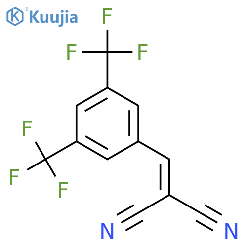 Propanedinitrile, [[3,5-bis(trifluoromethyl)phenyl]methylene]- structure