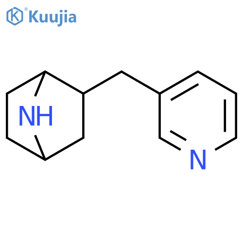7-Azabicyclo[2.2.1]heptane, 2-(3-pyridinylmethyl)- structure