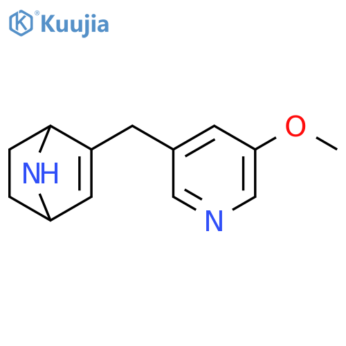 7-Azabicyclo[2.2.1]hept-2-ene, 2-[(5-methoxy-3-pyridinyl)methyl]- structure