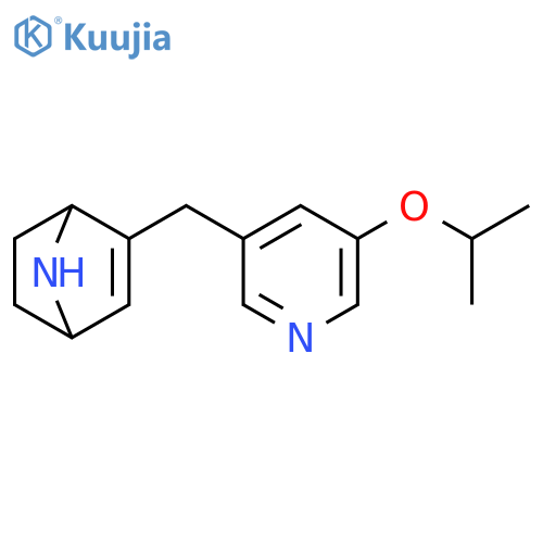 7-Azabicyclo[2.2.1]hept-2-ene,2-[[5-(1-methylethoxy)-3-pyridinyl]methyl]- structure