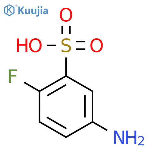 5-amino-2-fluorobenzene-1-sulfonic acid structure