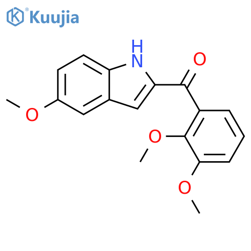Methanone, (2,3-dimethoxyphenyl)(5-methoxy-1H-indol-2-yl)- structure