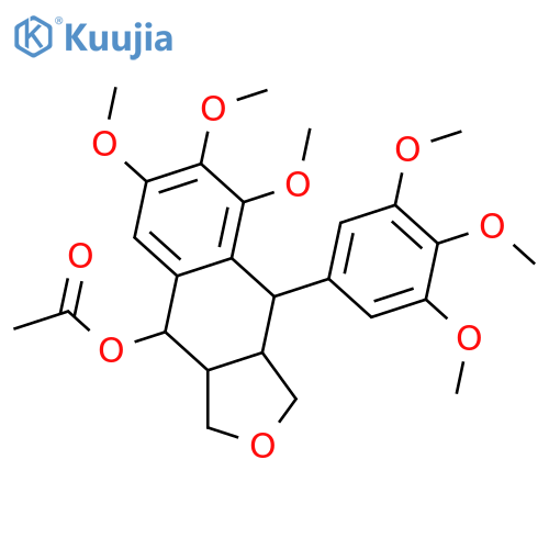 2,7'-Cyclo-9,9'-epoxy-8,8'-lignan-3,3',4,4',5,5',7-heptol; (7R,7'R,8S,8'S)-form, 3,3',4,4',5,5'-Hexa-Me ether, 7-Ac structure