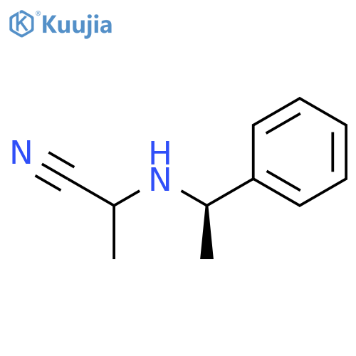 Propanenitrile, 2-[[(1R)-1-phenylethyl]amino]- structure