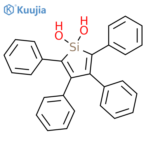 Silacyclopenta-2,4-diene-1,1-diol, 2,3,4,5-tetraphenyl- structure