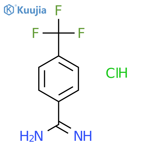 4-(Trifluoromethyl)benzamidine hydrochloride structure
