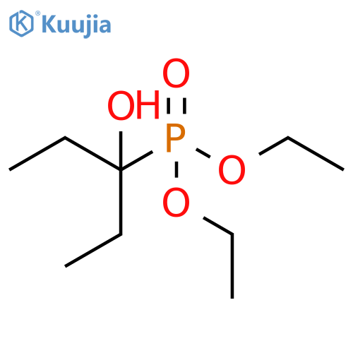Phosphonic acid, (1-ethyl-1-hydroxypropyl)-, diethyl ester structure
