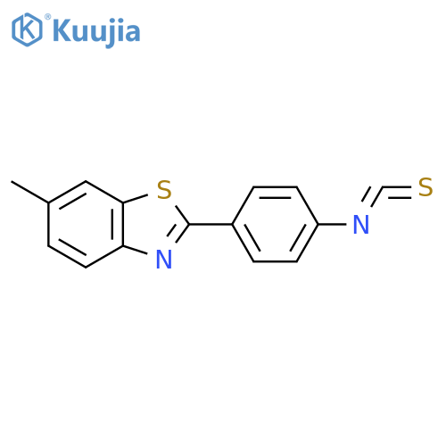 2-(4-Isothiocyanatophenyl)-6-methyl-1,3-benzothiazole structure
