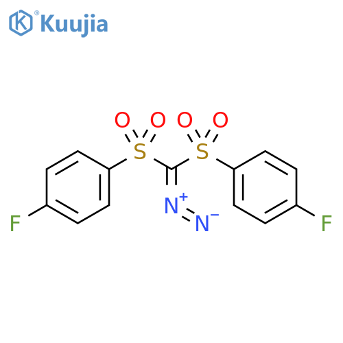 Benzene, 1,1'-[(diazomethylene)bis(sulfonyl)]bis[4-fluoro- structure