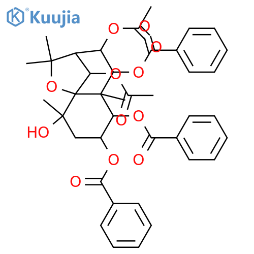 1,2,4,6,8,9-Hexahydroxydihydro-β-agarofuran; (1α,2α,4β,6β,8β,9β)-form, 1,2,9-Tribenzoyl, 6,8-di-Ac structure