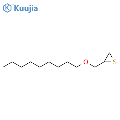 Thiirane, [(nonyloxy)methyl]- structure