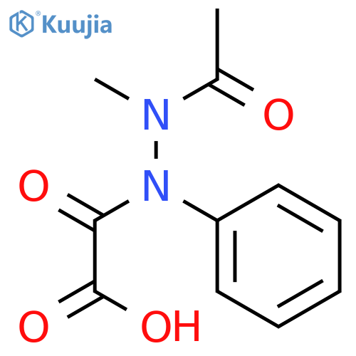 Ethanedioic acid, mono(2-acetyl-2-methyl-1-phenylhydrazide) structure