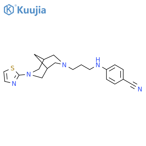 Benzonitrile,4-[[3-[7-(2-thiazolyl)-3,7-diazabicyclo[3.3.1]non-3-yl]propyl]amino]- structure
