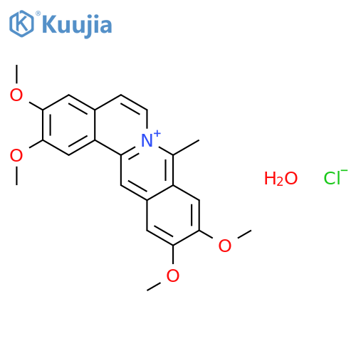 Coralyne chloride structure