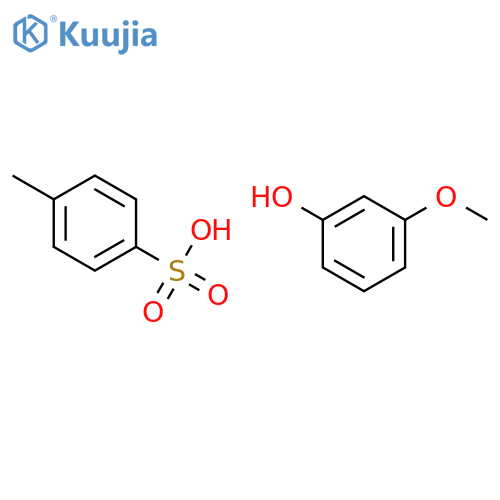 3-methoxyphenol,4-methylbenzenesulfonic acid structure