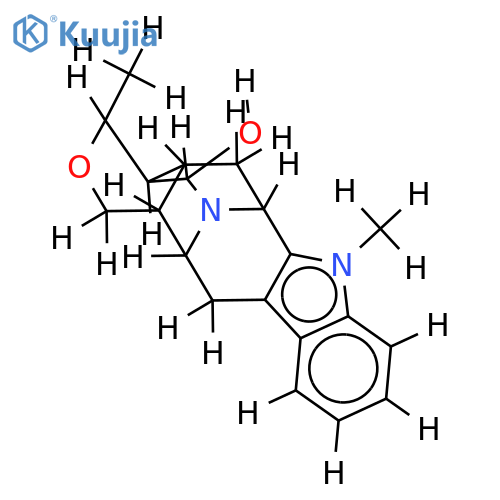 (19S)-17,19-epoxy-1-methyl-(20alphaH)-19,20-dihydro-sarpagan-21alpha-ol structure