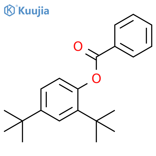 Phenol, 2,4-bis(1,1-dimethylethyl)-, 1-benzoate structure