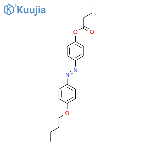 4-[(E)-(4-Butoxyphenyl)diazenyl]phenyl butanoate structure