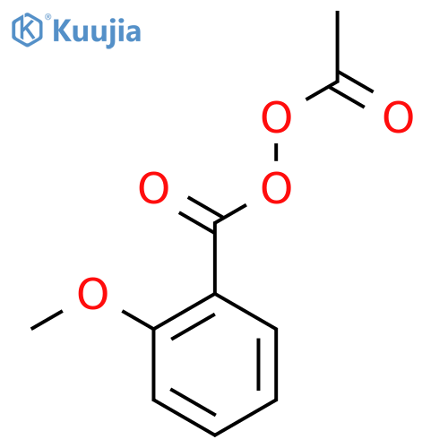 Peroxide, acetyl 2-methoxybenzoyl structure