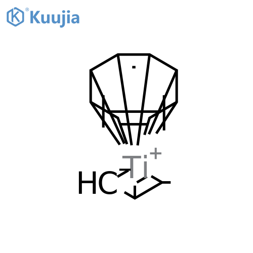 Titanium, [(1,2,3-η)-2-butenyl](η8-1,3,5,7-cyclooctatetraene)- structure