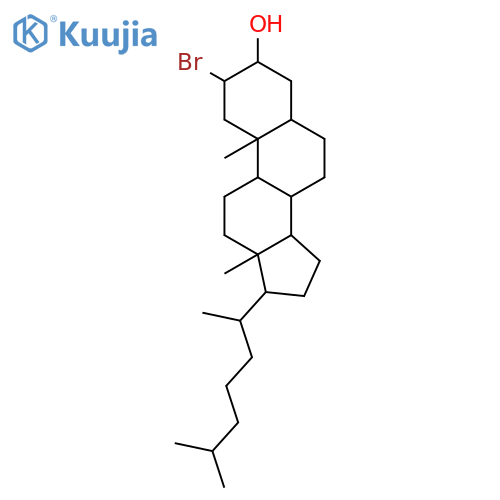 Cholestan-3-ol,2-bromo-, (2a,3b,5a)- (9CI) structure
