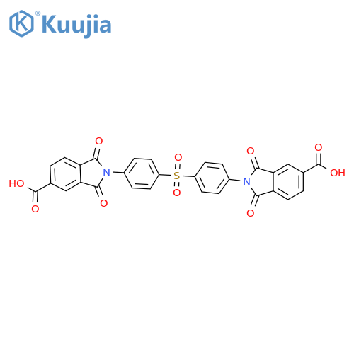 1H-Isoindole-5-carboxylic acid,2,2'-(sulfonyldi-4,1-phenylene)bis[2,3-dihydro-1,3-dioxo- structure
