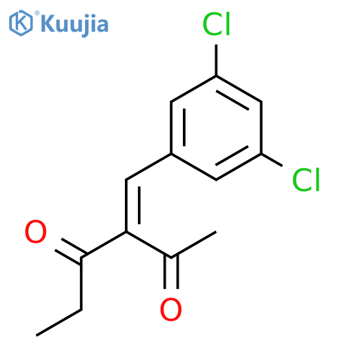 2,4-Hexanedione, 3-[(3,5-dichlorophenyl)methylene]-, (3E)- structure
