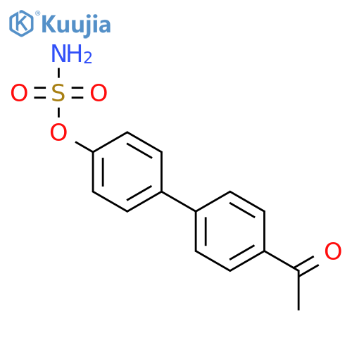 Sulfamic acid, 4'-acetyl[1,1'-biphenyl]-4-yl ester structure