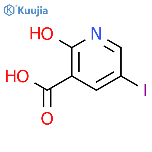2-Hydroxy-5-iodonicotinic acid structure
