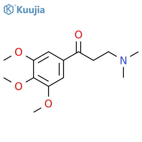 1-Propanone, 3-(dimethylamino)-1-(3,4,5-trimethoxyphenyl)- structure