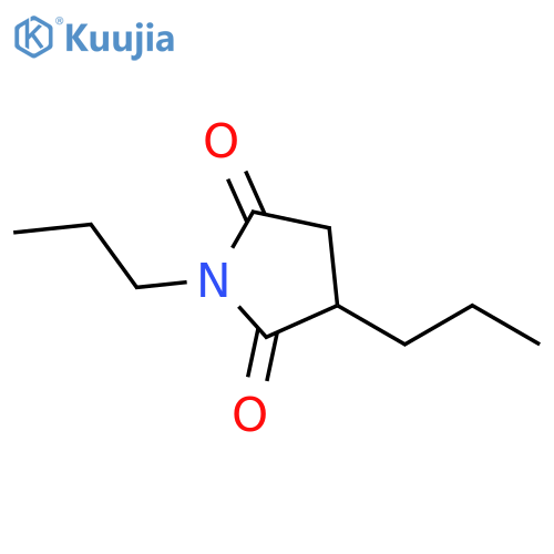 2,5-Pyrrolidinedione, 1,3-dipropyl- structure