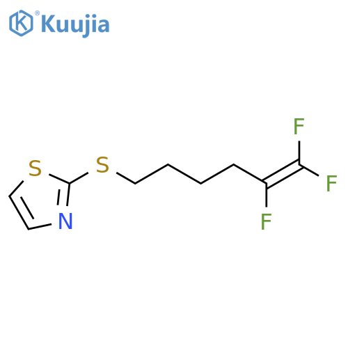 Thiazole, 2-[(5,6,6-trifluoro-5-hexenyl)thio]- structure