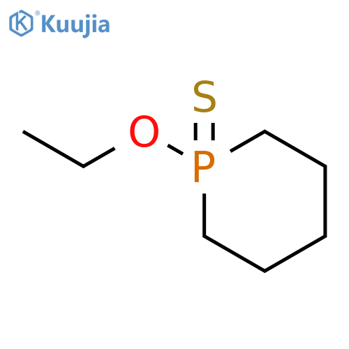 Phosphorinane, 1-ethoxy-, 1-sulfide structure