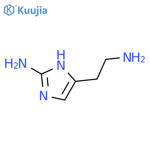 5-(2-Aminoethyl)-1H-imidazol-2-amine structure