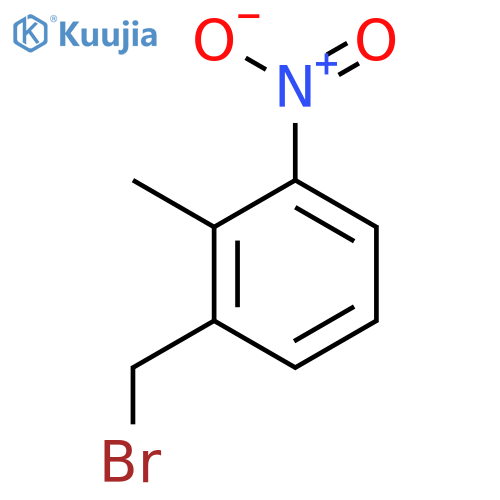 3-Nitro-2-methyl-benzylbromide structure
