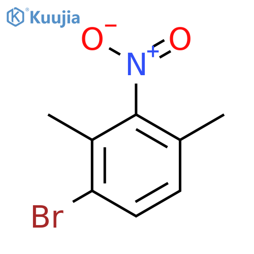1-Bromo-2,4-dimethyl-3-nitrobenzene structure