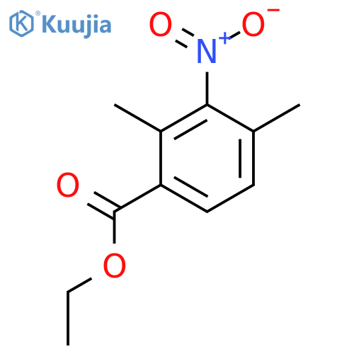 Ethyl 2,4-dimethyl-3-nitrobenzoate structure