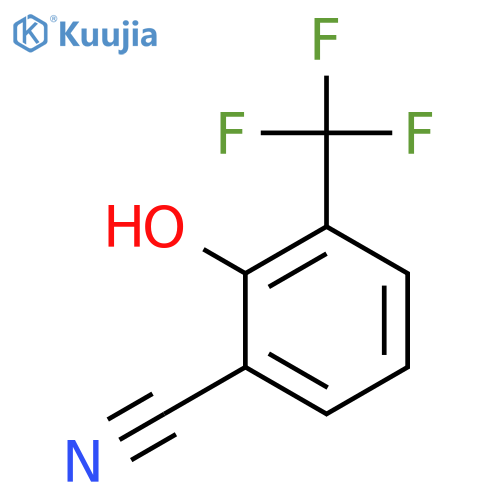 2-Hydroxy-3-(trifluoromethyl)benzonitrile structure