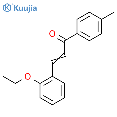 3-(2-Ethoxyphenyl)-1-(4-methylphenyl)prop-2-en-1-one structure
