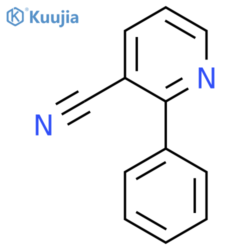2-phenylpyridine-3-carbonitrile structure