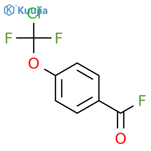 Benzoyl fluoride, 4-(chlorodifluoromethoxy)- structure