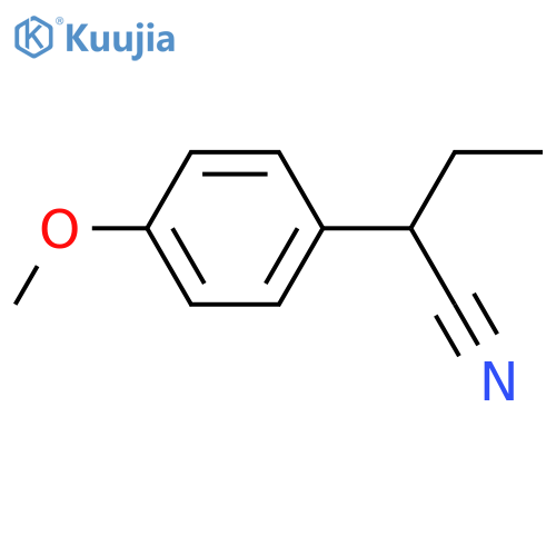 DL-2-(4-METHOXYPHENYL)BUTYRONITRILE structure