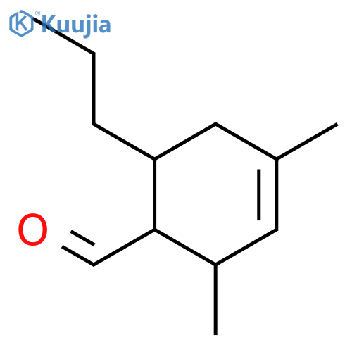 3-Cyclohexene-1-carboxaldehyde,2,4-dimethyl-6-propyl- structure
