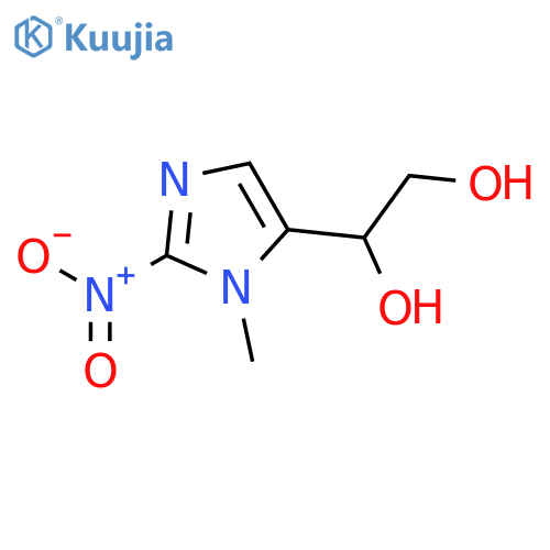 1-(1-methyl-2-nitro-1H-imidazol-5-yl)-1,2-Ethanediol structure