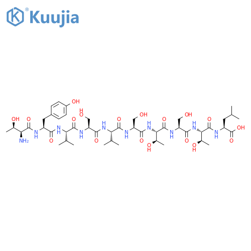 L-Leucine,L-threonyl-L-tyrosyl-L-valyl-L-seryl-L-valyl-L-seryl-L-threonyl-L-seryl-L-threonyl- structure