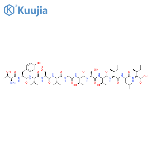 L-Isoleucine,L-threonyl-L-tyrosyl-L-valyl-L-seryl-L-valylglycyl-L-threonyl-L-seryl-L-threonyl-L-isoleucyl-L-leucyl- structure