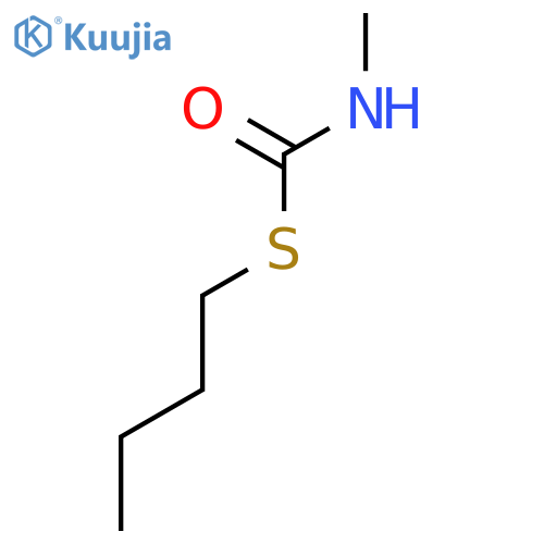Carbamothioic acid, N-methyl-, O-(1-methylpropyl) ester structure