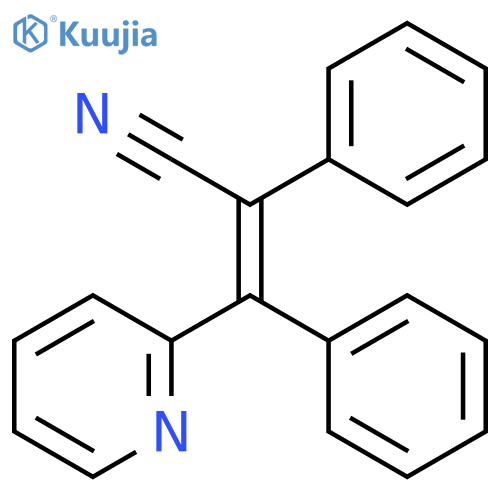 2,3-diphenyl-3-pyridin-2-ylprop-2-enenitrile structure