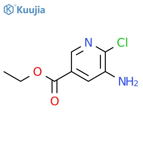 3-Pyridinecarboxylic acid, 5-amino-6-chloro-, ethyl ester structure