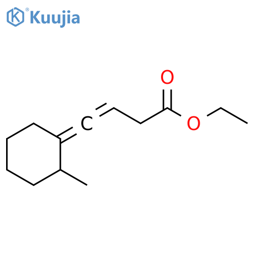 3-Butenoic acid, 4-(2-methylcyclohexylidene)-, ethyl ester structure